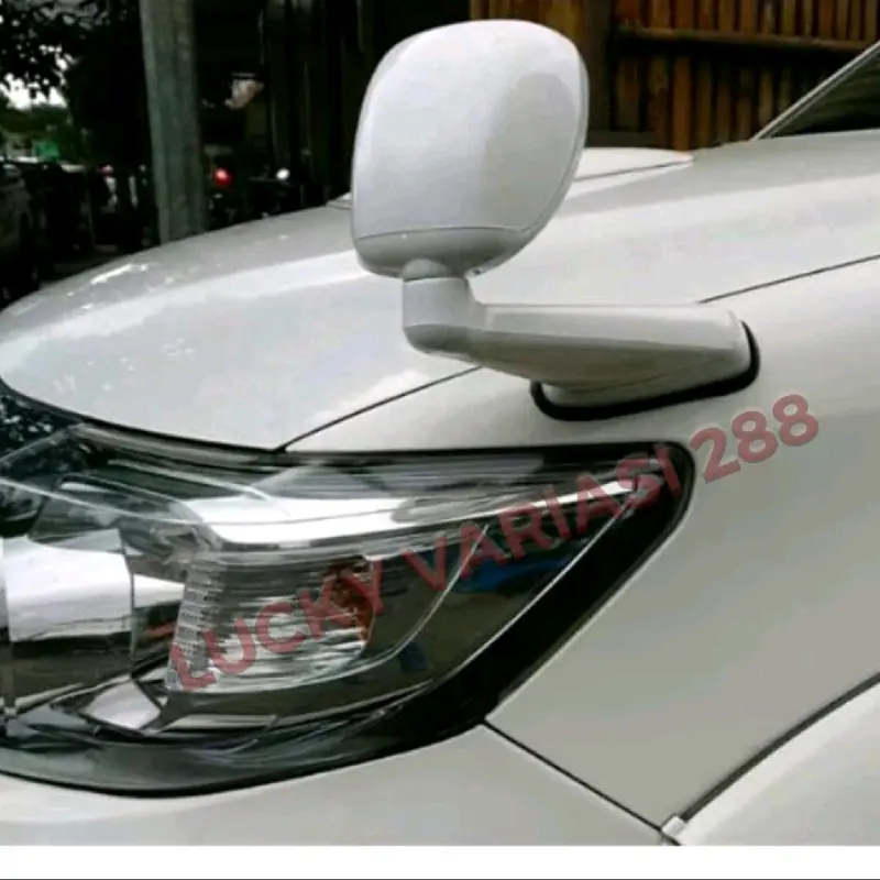Spion kap mesin fortuner spion tanduk blind spot spion pojok hitam silver putih abu Car 0