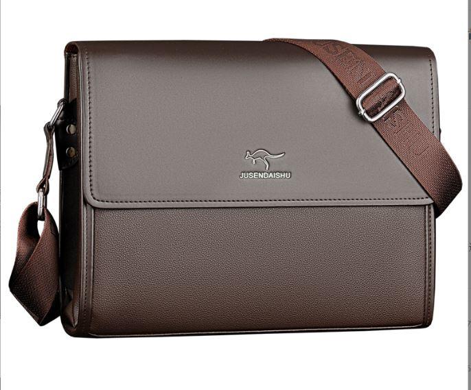 Cặp Túi chéo da cứng (dáng ngang) Jusendaisu (Ảnh thật)