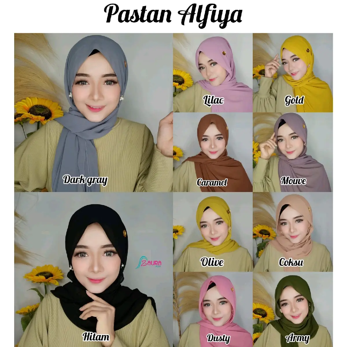 New Pastan Alfiya by Zaura Hijab