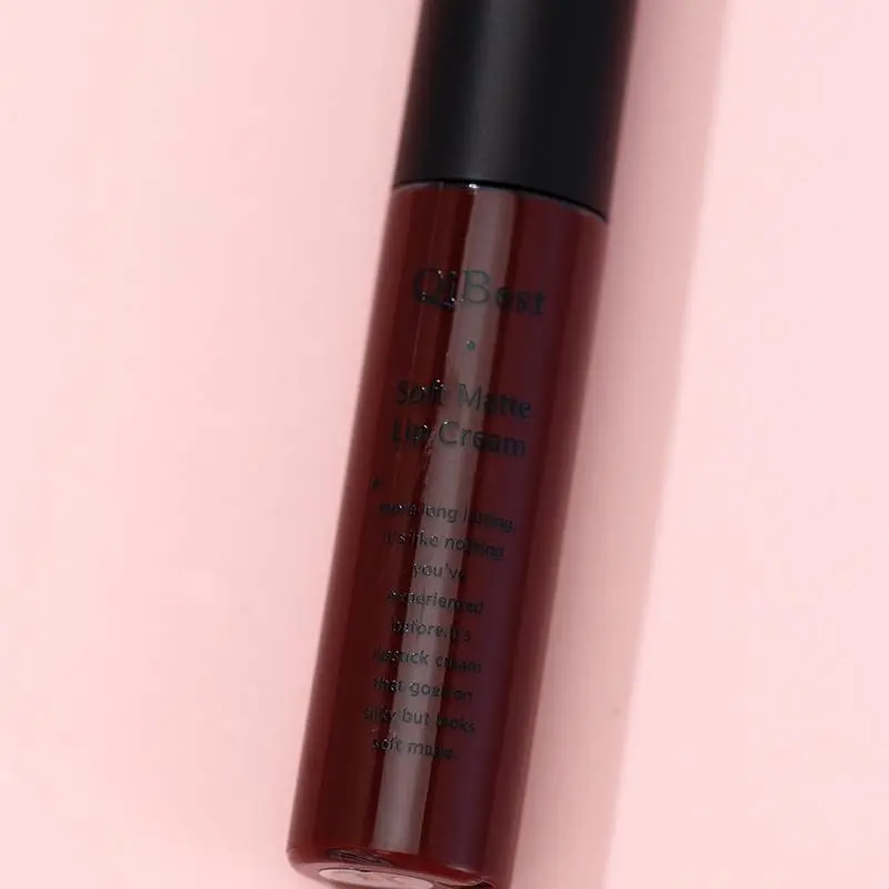 Matte Liquid Lipstick, 1 Count Long Lasting Easy Coloring Lipstick, Velvet Matt Finish Lip Gloss, Girls and Women Makeup Accessories, Valentine's Day Gift 4