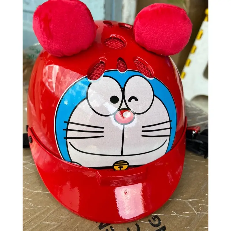 Mũ bảo hiểm doraemon dễ thương cho bé (2-6 tuổi)( có lỗ thông hơi) Voi Nón 4