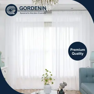Gorden Vitrase Polos Import Jendela Minimalis Rumah Kamar Aesthetic Tirai Kain