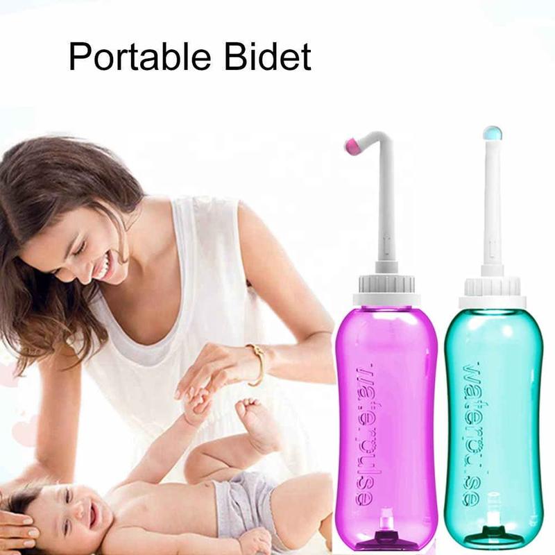 Dr.isla&Airuidu Bidet Portable 500ml Travel Woman Body Cleaner Membersihkan Bokong Bayi ED450 Portabel membersihkan Bottle 2