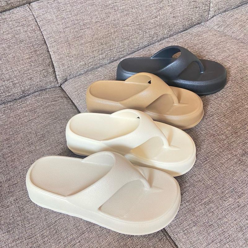 Dép kẹp nữ đế cao 5cm, dép tông đi biển , dép cao su chống trơn trượt, Dép tông nữ DéP