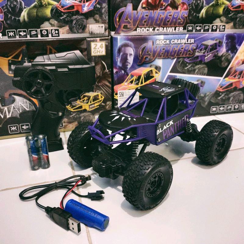 [Ninetoys]RC off-road Avangers 2.4ghz skala 1:120 bisa main bareng mobil remot 2wd bonus baterai remote 2