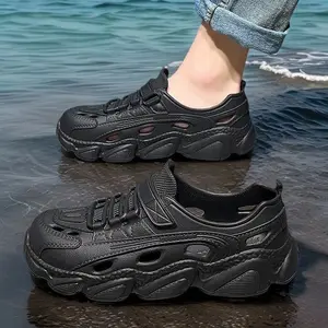 Sandal Sepatu Olahraga Luar Ruangan Pria Untuk Berkendara Memancing Dan Sandal Pantai Anti Selip Dan Tahan Bau Untuk