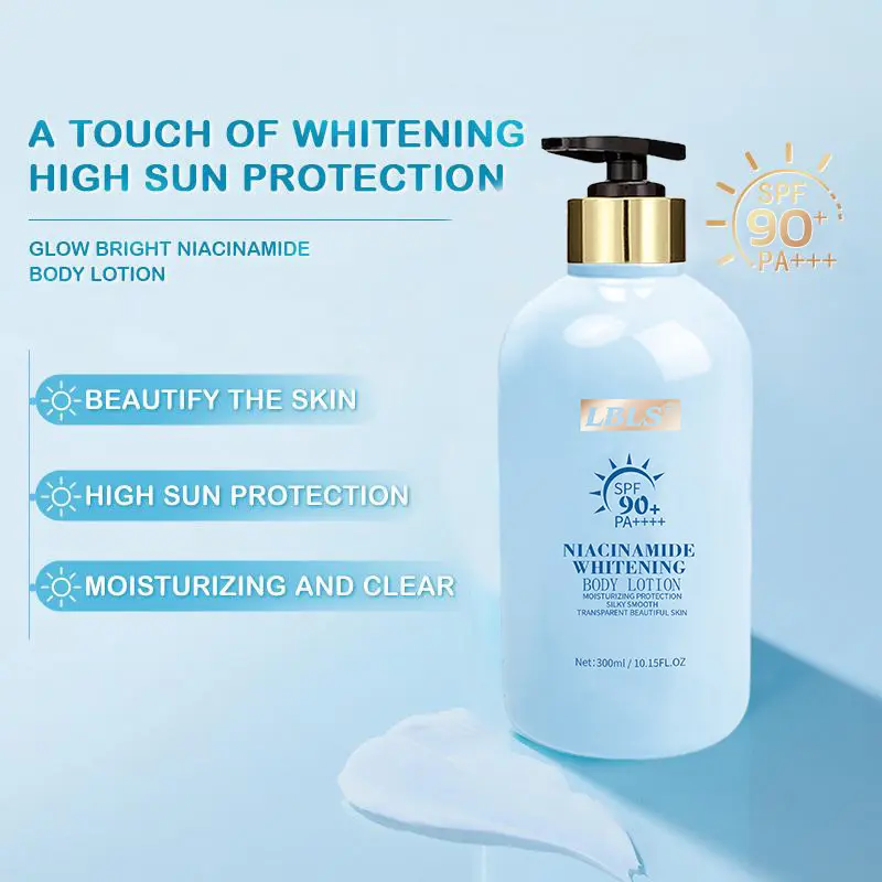 FDA【Buy 2 Take 2】LBLS Niacinamide Body Lotion SPF90+PA+++ Skin Care Moisturizing Whitening Brightening