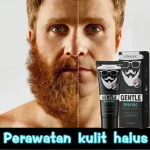 60g Krim Penghilang Bulu Pria Brewok Permanen Hair Removal Perontok bulu Kumis area wajah Cepat Tanpa Efek Samping