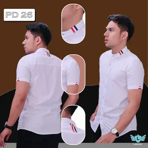 Lowkey Kemeja Pria Dewasa PD 26 Putih Koko | Kemeja Pria Pendek Kemeja Koko Putih Pria Premium Ori Kemeja Pria Slimfit Kemeja Cowok Pria Dewasa Kemeja Putih Pria Style Kemeja Pria Formal