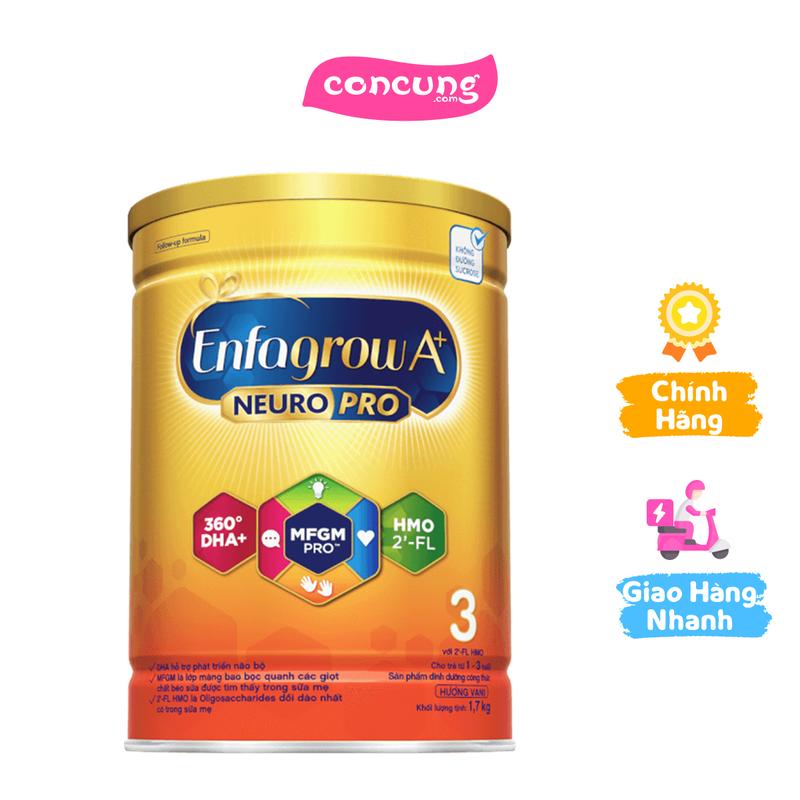 Sữa Enfagrow A+ số 3 (1-3 tuổi) 1700g 2flex 0