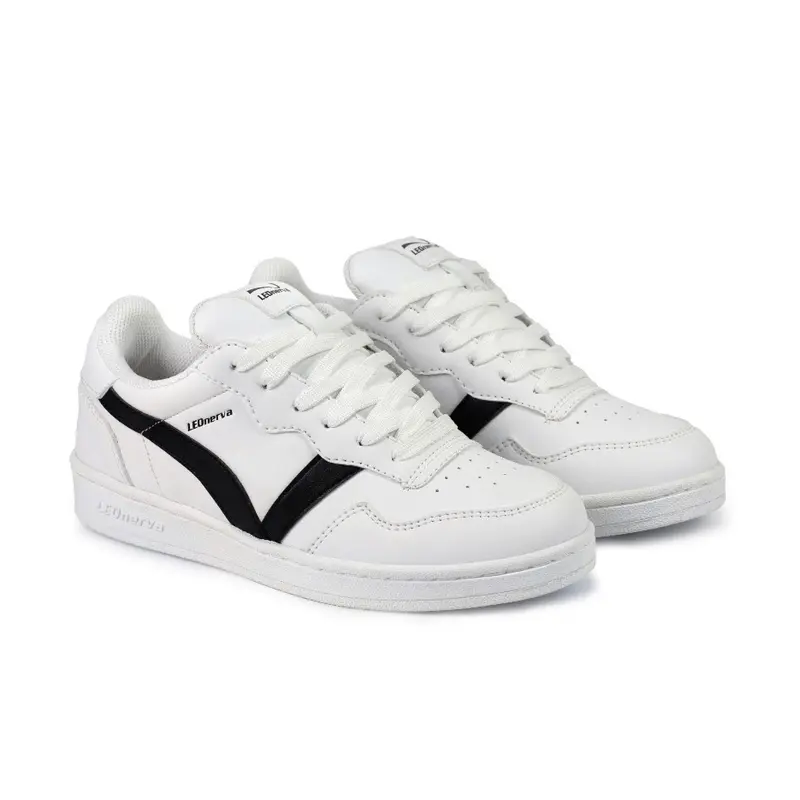 ày Sneaker Unisex Leonerva 808 VS1 - vạch đen - Đi lên 1 size nếu chân dày Shoes Đế Bằng Nam Len 1