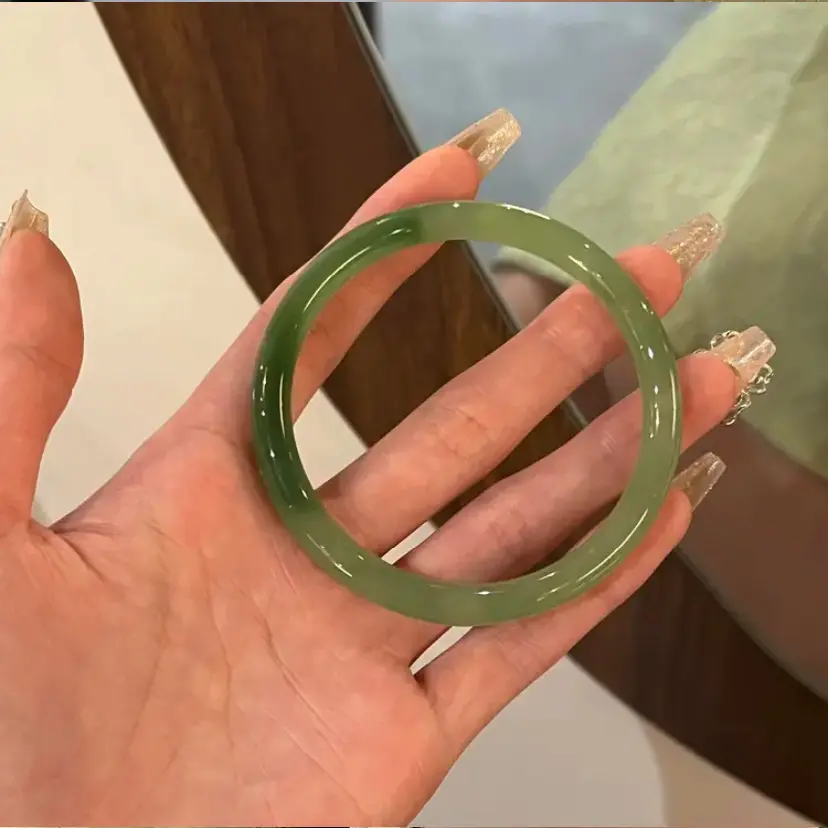 New Chinese Smoke Grey Antique Bracelet Female Light Luxury Jewelry Simple Design Sense Instagram Assorted Gift Niche Jewelry