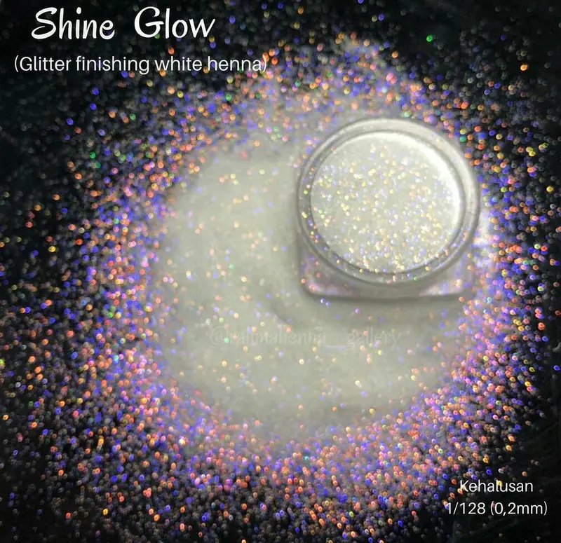 GLITTER FINISHING WHITE HENNA 0
