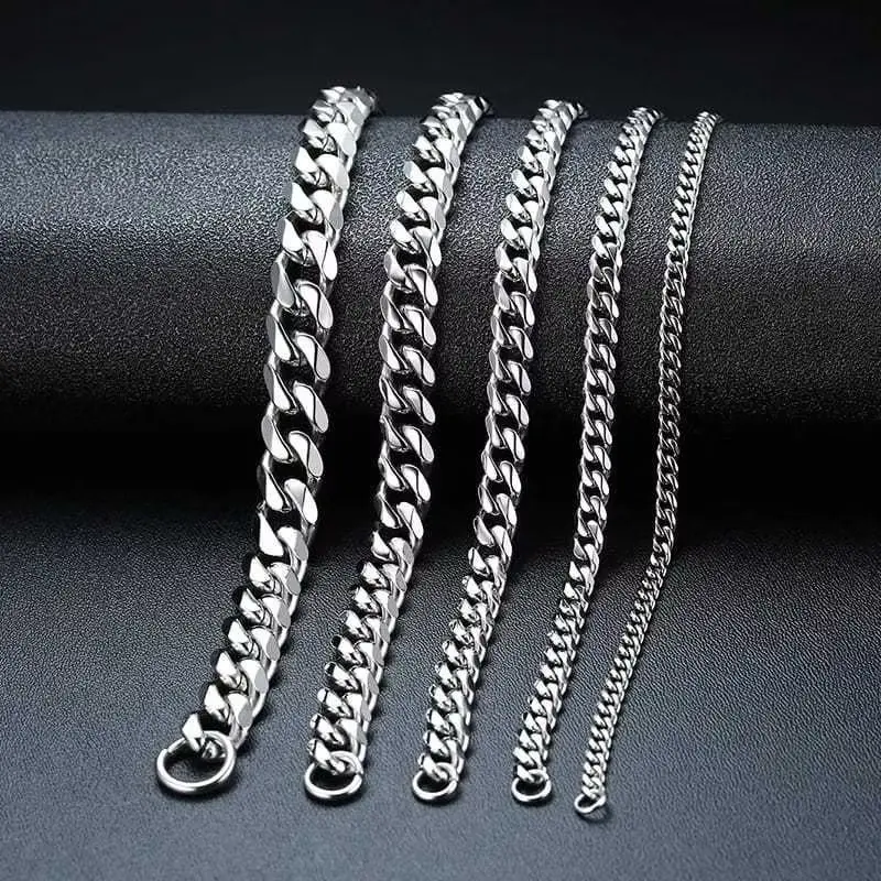 GELANG TITANIUM PRIA MODEL RANTAI BIASA TERLARIS DAN BESELER