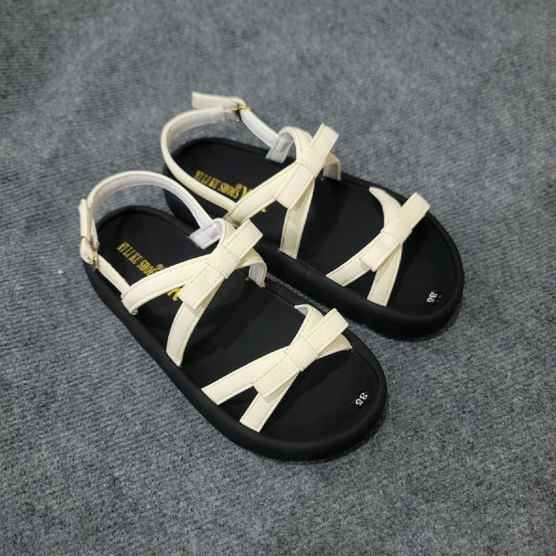 Dép Sandan Hai quai Nơ Siêu xinh,cao 2.5cm,đế êm,siêu nhẹ,quai mềm,chân quai có khâu chỉ chìm,lên chân siêu xinh,dễ phối đồ,thích hợp đi chơi,đi làm,đi học. Nữ DéP Shoes GiàY Hoa Women Jean 2