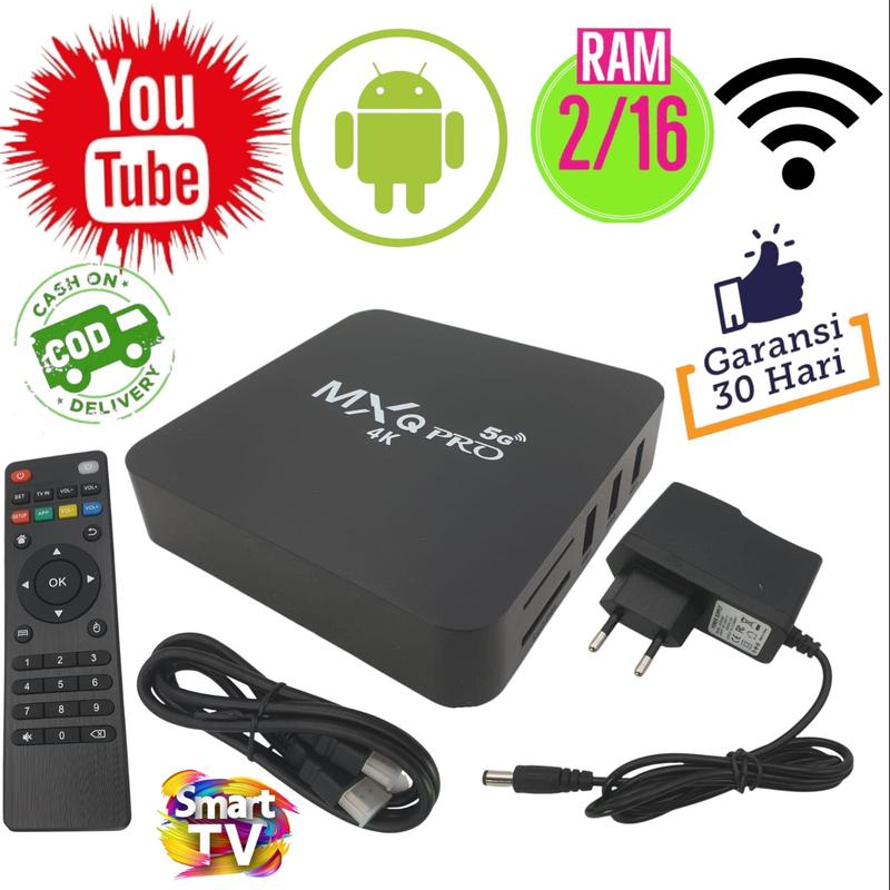 TV BOX Android MXQ-Pro RAM 2GB ROM 16GB & RAM 8GB ROM 128GB 4K Smart Media Player 0