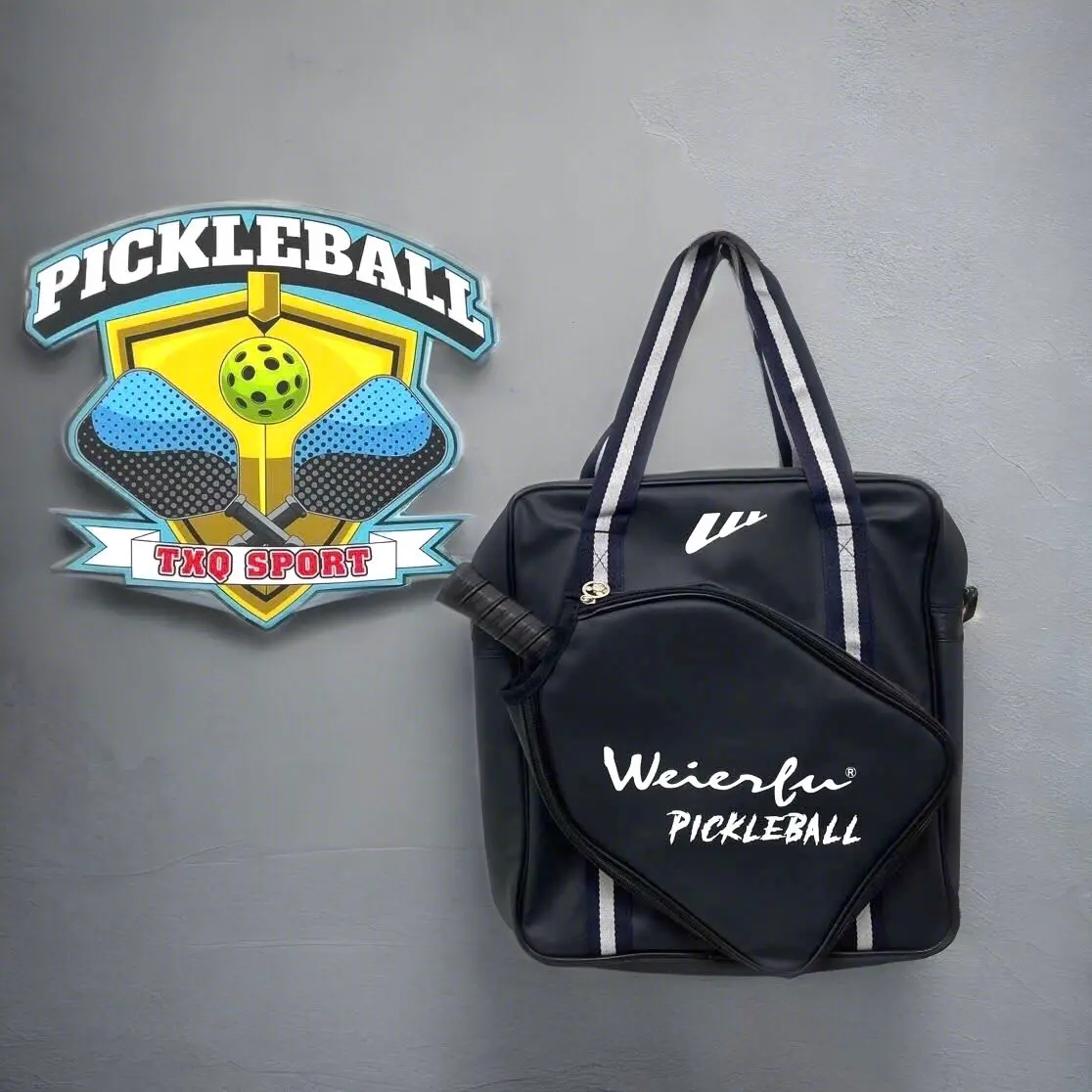 Túi Pickleball 2 dây đeo da Pu mẫu mới