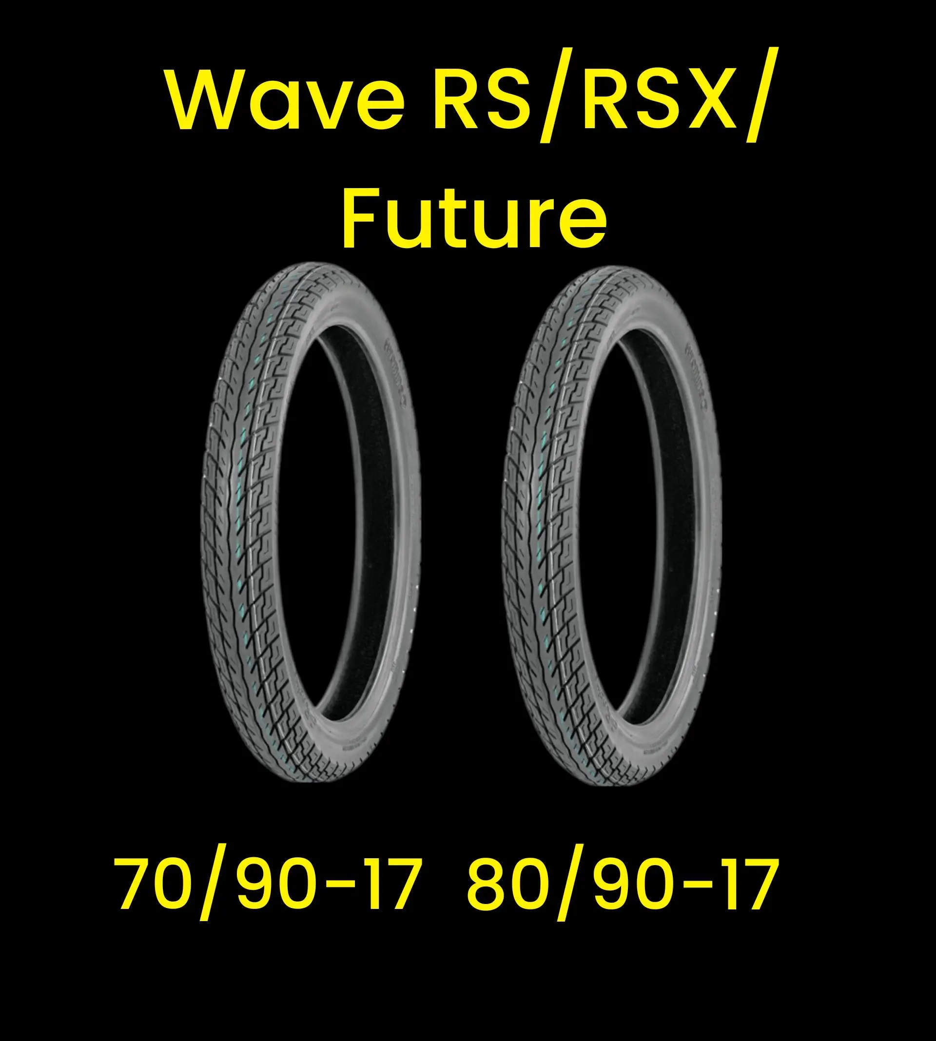 1 Cặp Vỏ Lốp Xe Wave RS, Wave RSX, Wave S110, Future size 70/90-17, 70/100-17, 80/90-17, CASUMINA
