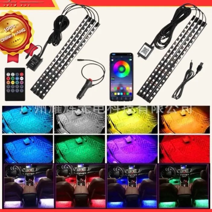 ￼Đèn led gầm ghế ô tô ️Loại 48Led - Hàng loại 1 cao cấp️Điều chỉnh nháy theo nhạc -giọng nói.  Đầy đủ các chế độ chỉnh 0