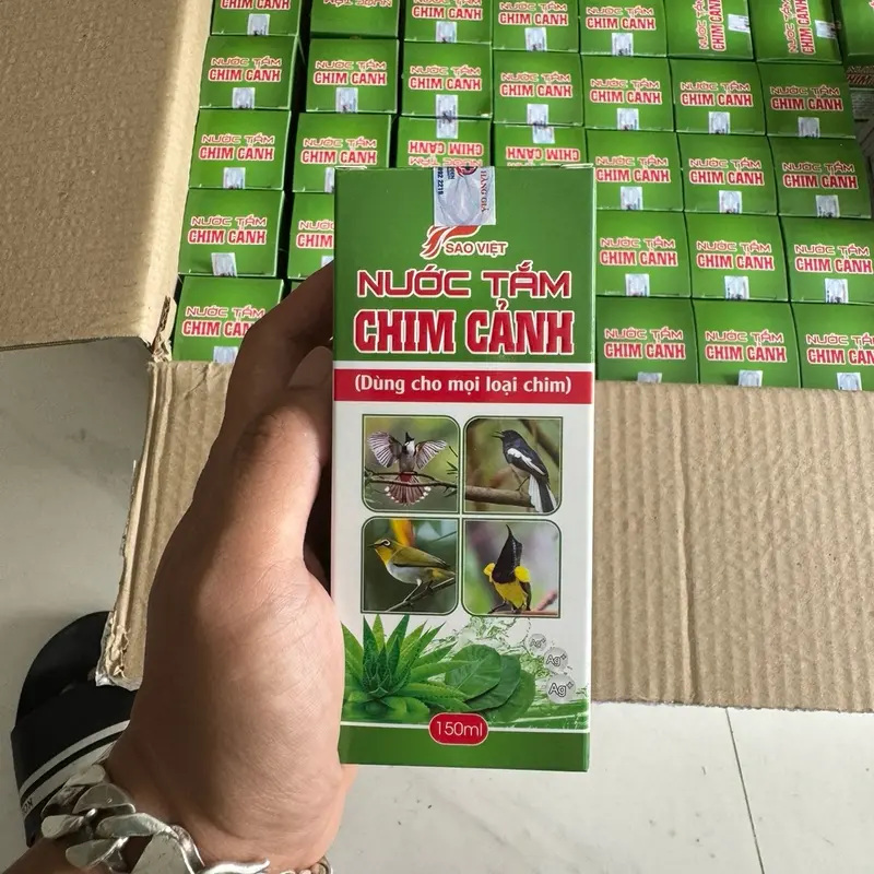 Nước Tắm Thảo Mộc, Nano Bạc dùng cho chim cảnh thương hiệu Sao Việt 5