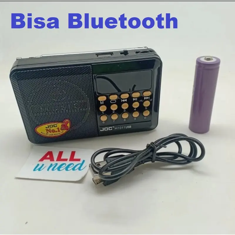 Speaker Mp3 JOC H1011 bluetooth USB - Radio Untuk Murotal- Radio Fm Portable 0