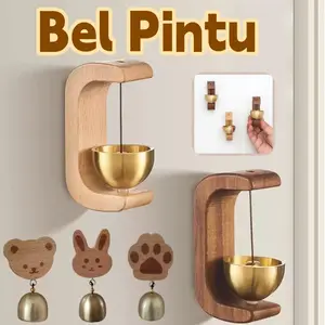 Bel Pintu Lonceng Pintu Kuningan Bel Pintu Kayu Dekorasi Rumah Yard Garden Tubes Bells / Bel Pintu Kuningan Mewah / Lonceng Hadiah Lonceng Angin Dekorasi Rumah