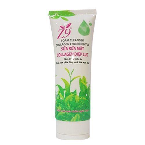 Z9 Sữa rửa mặt collagen diệp lục 100ml