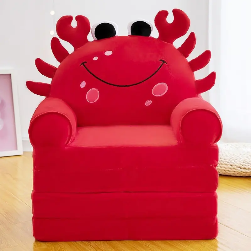 ￼Ghế Sofa Giường 4 tầng - Ghế Lười Hình Thú Cho Bé (Hàng loại 1) mẫu mới Voi 4