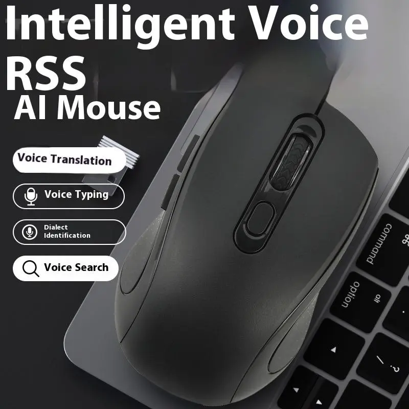 AI Artificial Intelligence Wireless Voice Mouse Rechargeable Voice ...