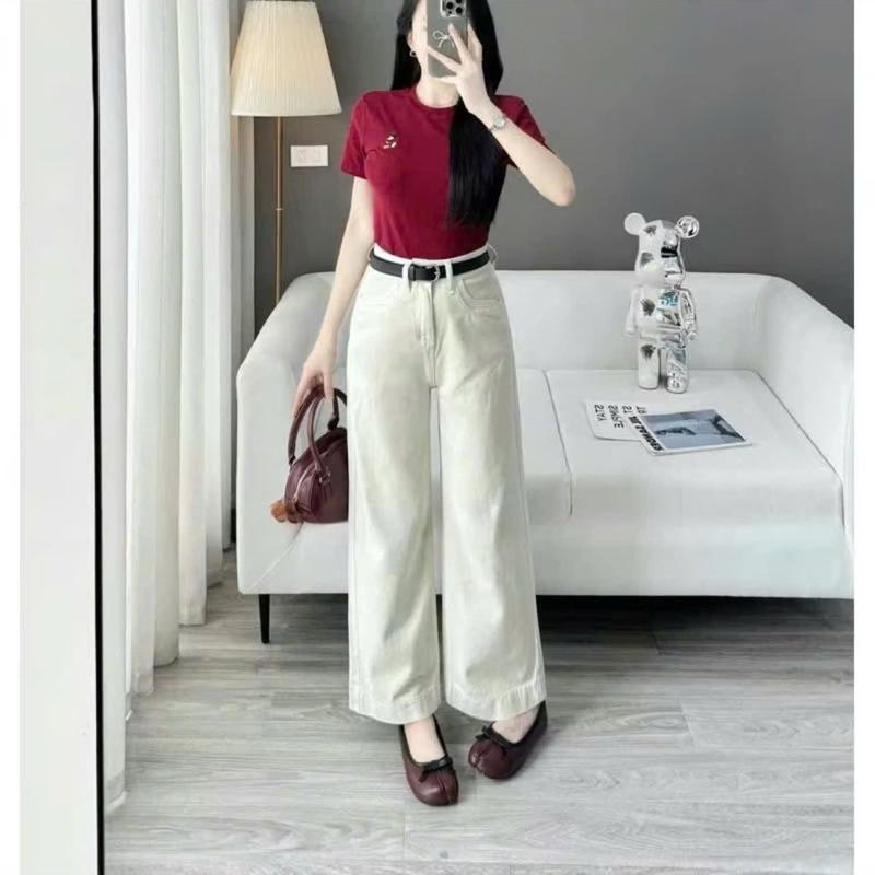 [ 8386 Deal mở bán-Loại đẹp ]Quần jeans nữ nấm lùn 95cm  jean mềm không co giãn 4 màu túi kiểu .Tôn Dáng 1