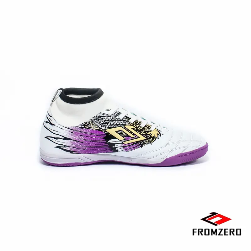Fromzero - Sepatu Futsal Starkia Garfly White Violet  IN Original 1
