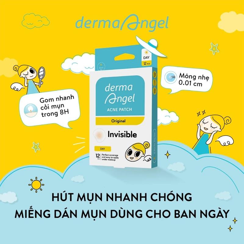 Combo dán mụn Derma Angel Day & Night 4