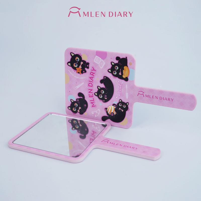 Product Introduction of Mlen Diary - Gương Cầm Tay Mlen Diary Màu Hồng Phiên Bản Giới Hạn 3