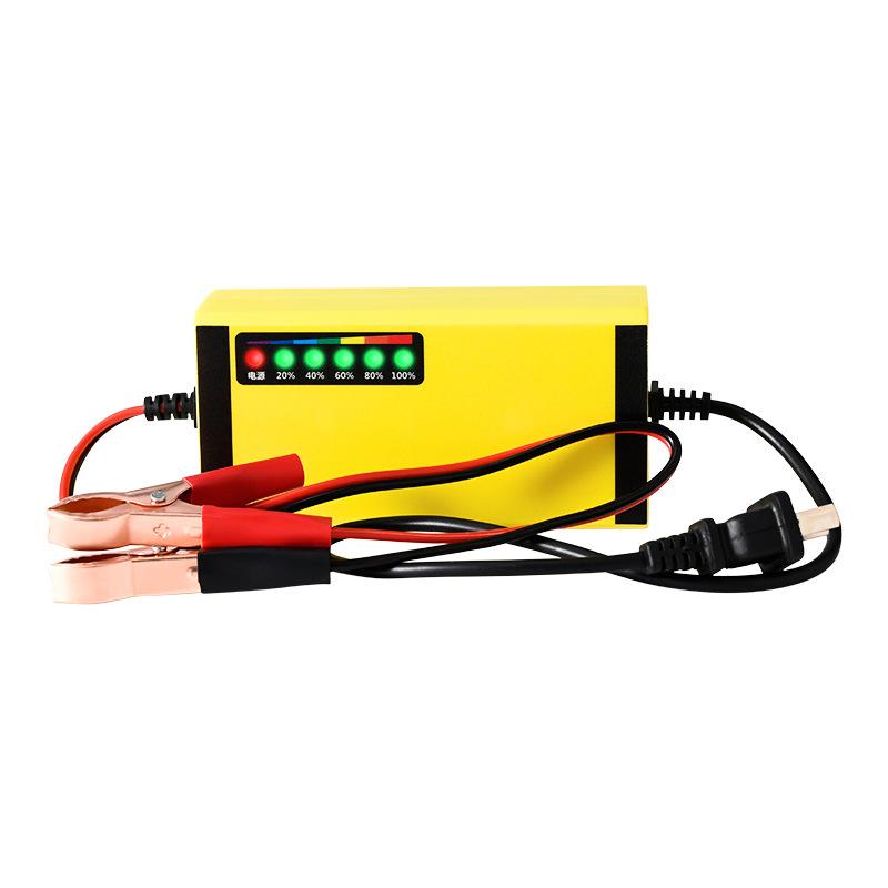 Product Introduction of Universal 12V Car Battery Charger - Intelligent Fast-Charging, All-Type Compatibility for Cars, Vans, Trucks, & Motorcycles | Smart Battery Maintainer & Booster 10