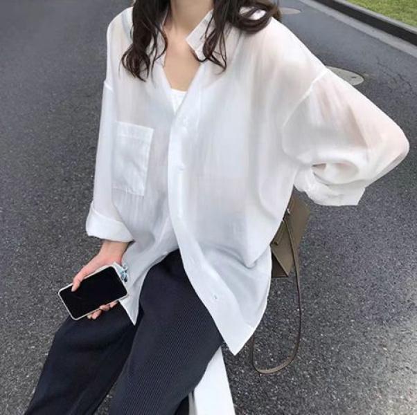Product Introduction of Áo Chống Nắng, Phong Cách Lười Biếng, Dáng Rộng Rãi Và Bó Sát, Mỏng, Dành Cho Nữ, Thiết Kế Mới Mùa Hè 2024, Ngoại Cỡ, Áo Khoác Sơ Mi Nhỏ Áo, Được Đánh Giá Bởi 2608 Người, Thích Hợp Cho Mùa Hè, Hàng Mới Về 17
