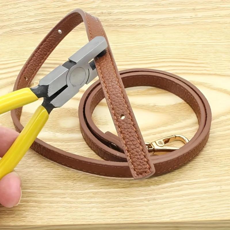 Product Introduction of Hole Punching Plier, 1 Count 2mm Round Hole Puncher, Heavy Duty Watch Belt Shoelace Label Paper Hole Punching Tool, Office Stationery & Supplies 4