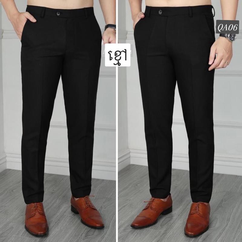 Product Introduction of QAL02.Quần âu nam co giãn tốt chất vải tăm lì xuất dư vải đẹp- Pants, Menswear - Nhung 9