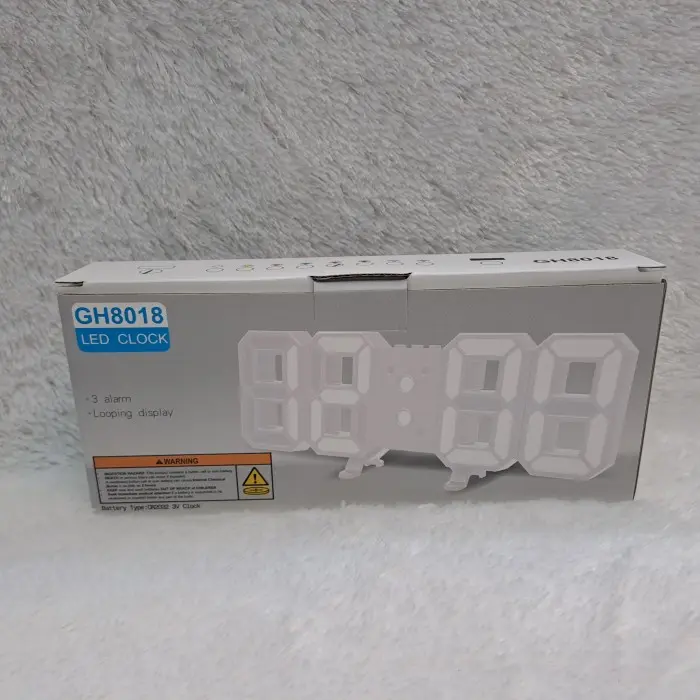 Dijual Jam Dinding Digital Led Jam Meja Unik dan Artistik - Biru Terlaris Tbk 6