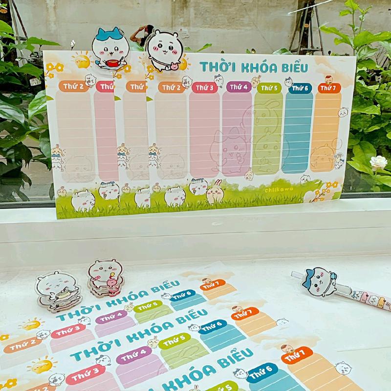 Thời khoá biểu môn học (nhiều mẫu) siêu cute 0
