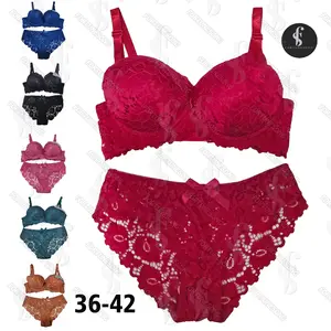 [Pilih Warna] Bra Set (BRA+CD)   Kawat, Busa Tebal/Bra Set Seserahan/Bra Set Brukat