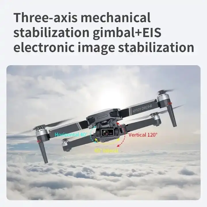 (COD) DRONE KF101 MAX GPS 4K 3 AXIS GIMBAL+EIS JARAK 3KM LENGKAP SIAP TERBANG 7