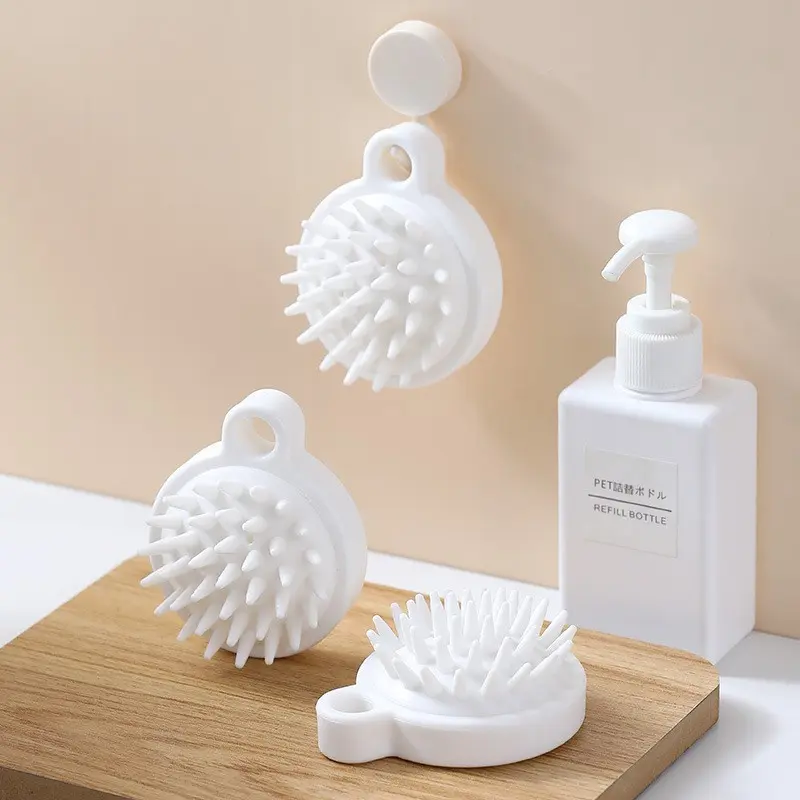 Combo 2 Lược Gội Đầu Bằng Silicon Giúp Giảm Rụng Kích Thích Mọc Tóc 0