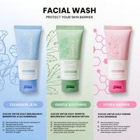 Gambar Xi Xiu Facial Wash 60ml/Pembersih Wajah - Hydra Barrier dari Kios 0fficial Kota Administrasi Jakarta Barat 2 Tokopedia