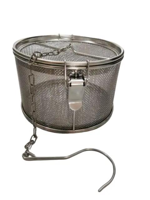 Lọc gia vị lọc trà, gia vị, hầm xương, làm từ inox loại dày, cao cấp nhất, có gia cố chịu lực và tăng sức chịu của rọ, Dùng để lọc gia vị , thuốc bắc ,nồi hầm, inox cao cấp dày dặn không gỉ nên xài yên tâm. rổ  inox