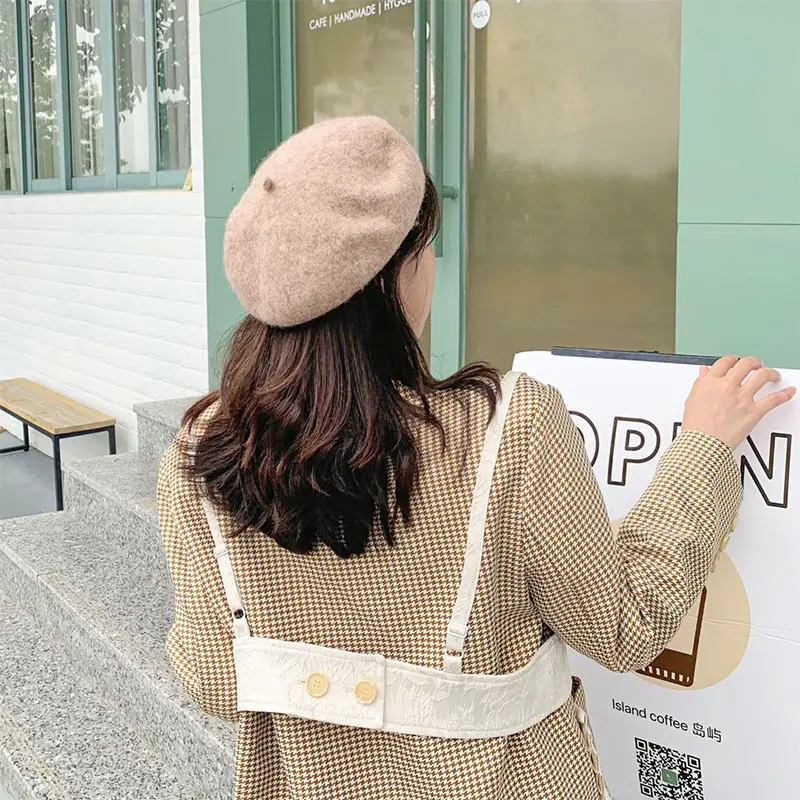 Mũ Nồi, Phong Cách Cổ Điển Dành Cho Nữ, Mùa Thu Và Mùa Đông, Mũ Len, Phong Cách Nhật Bản Và Hàn Quốc, Mũ Họa Sĩ Thời Trang, Mũ Nồi 3
