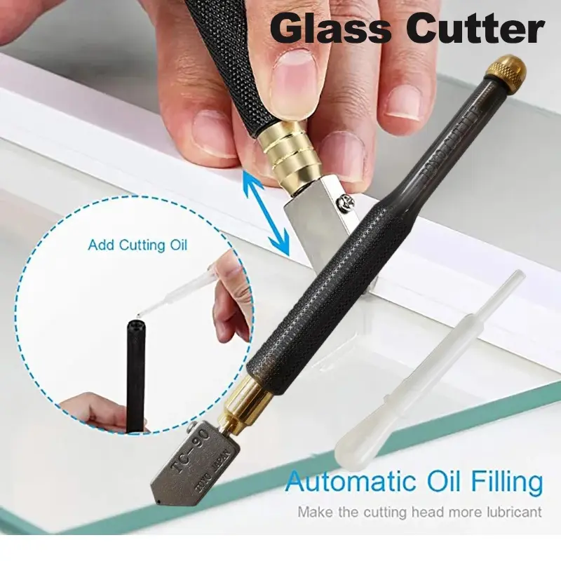 TOYO TC-90 Professional Glass Cutting Wheel Glass Cutting Hand Tool Glass Cutter Straight
