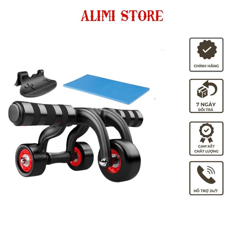 con lăn tập cơ bụng gym yoga Con lăn tập cơ bụng 4 bánh tại nhà Tập Bụng Tập…