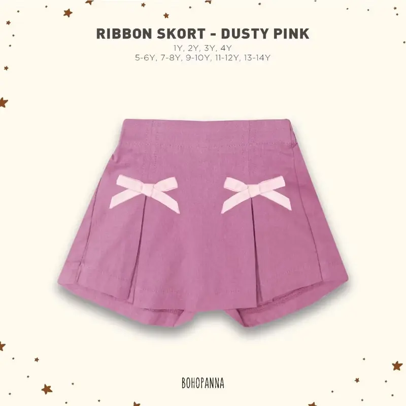 LITTLE BARI - Bohopanna - Ribbon Skort - Rok Anak Perempuan 5