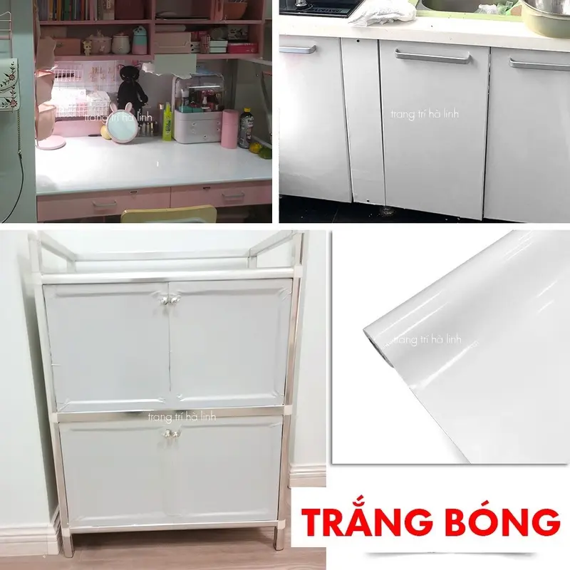 Giấy decal màu nhám sần và bóng dán bàn tủ kính , decal nhám dán kính dán xe điện thoại màu trắng xám ghi đen khổ 60cm có bóng và nhám sáng hàng cao cấp Decor Decor Phòng 3