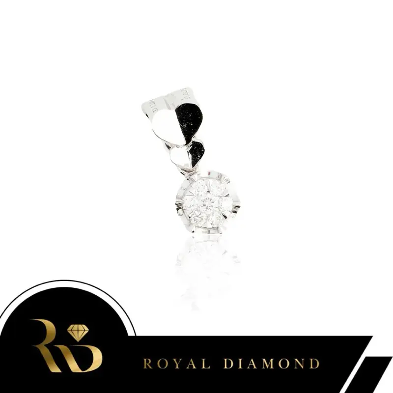 Natalie F VVS 1 White Gold Diamond Pendant